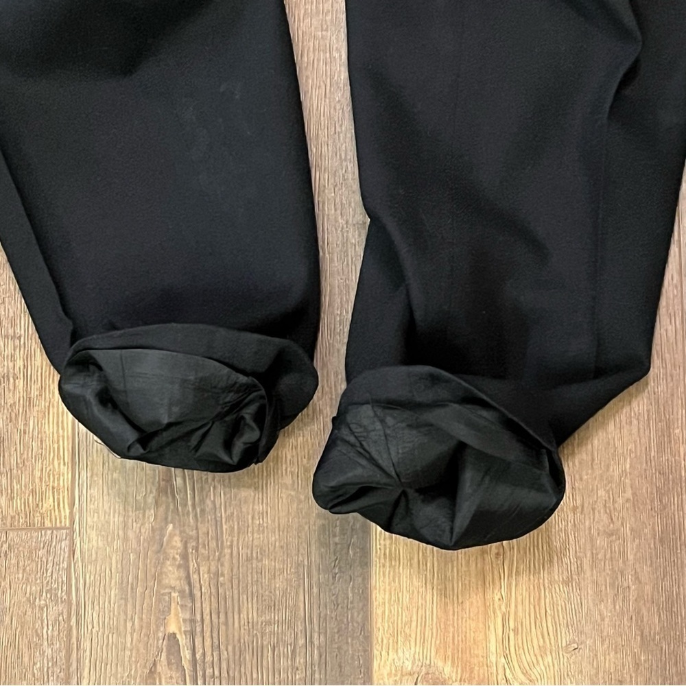 Vtg KORET Wool Pants Women’s Petites 26x28 Black Straight Leg Pockets Lined - Picture 11 of 15